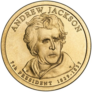 2008 1-dollar - S - Andrew Jackson reverse